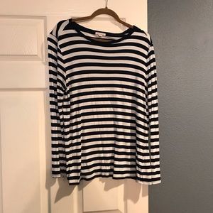 GAP Maternity Striped Long Sleeve Tee